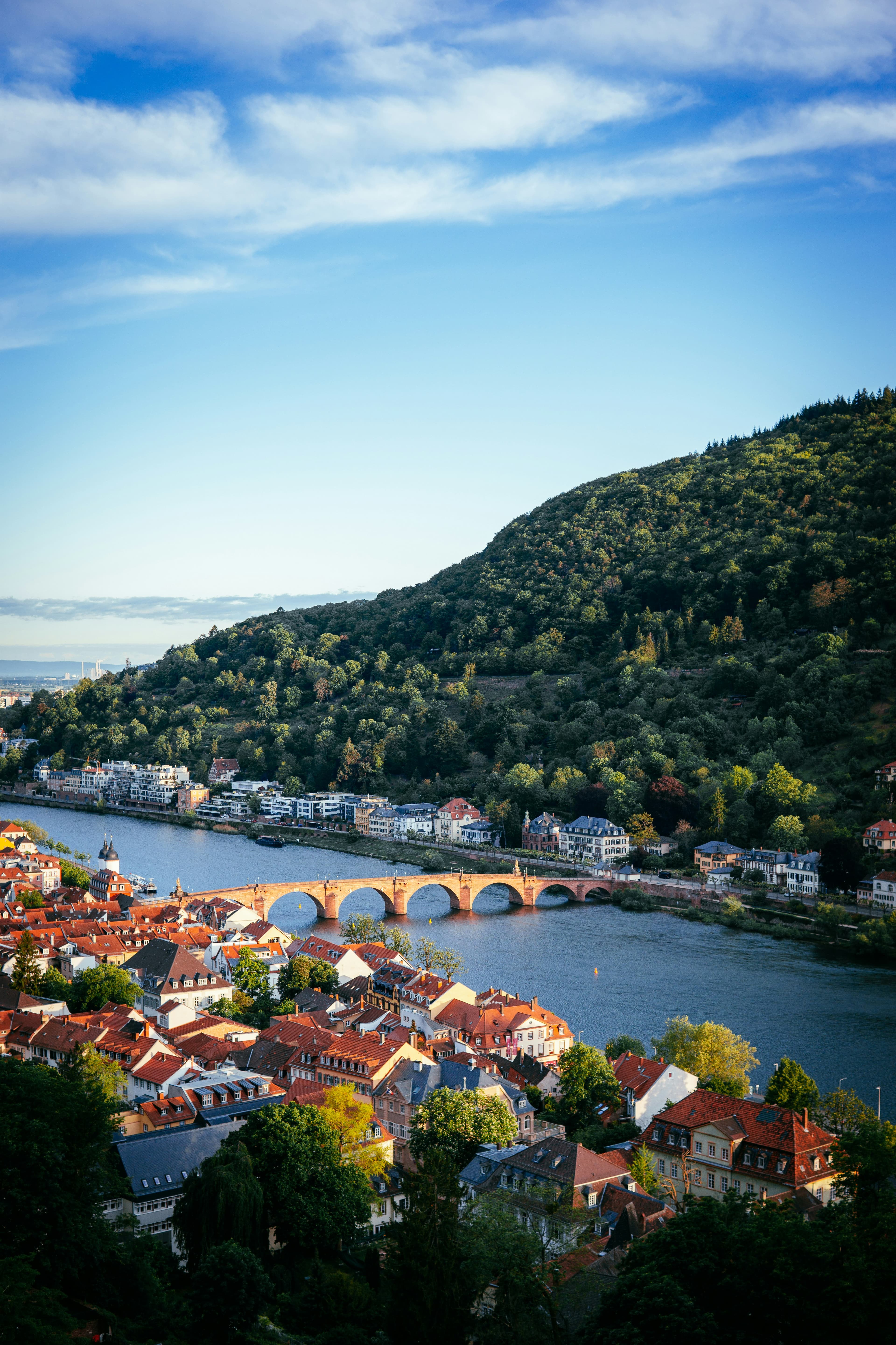 The Old Bridge over the Neckar in Heidelberg